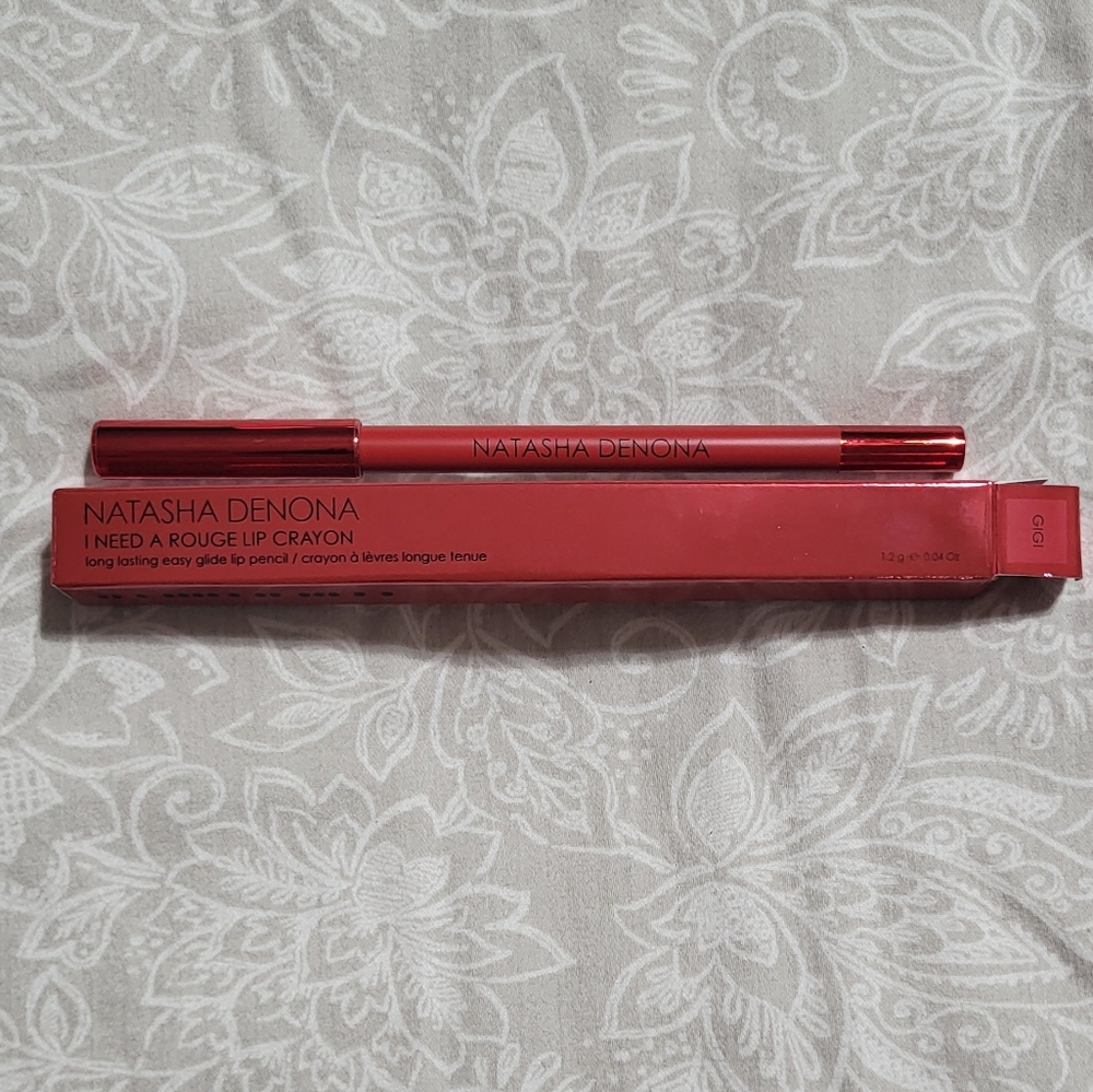 Natasha Denona I Need a Rouge Lip Crayon - Shiny Red Packaging